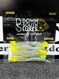 Down South Lures - Burner Shad (7pk)