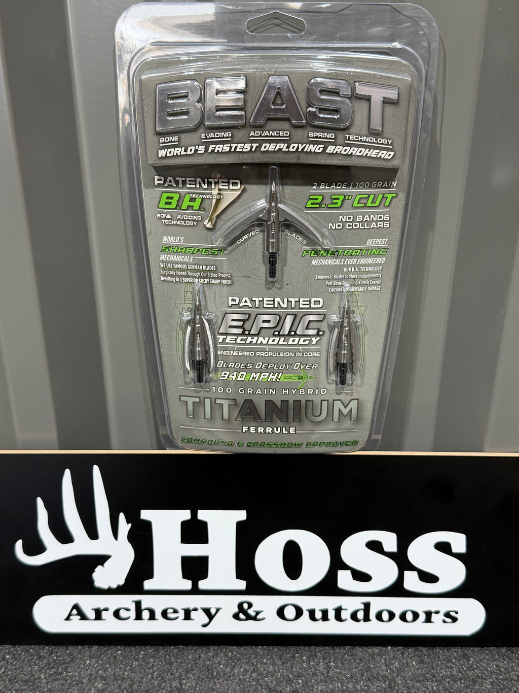 BEAST BROADHEADS 2.3 CUT