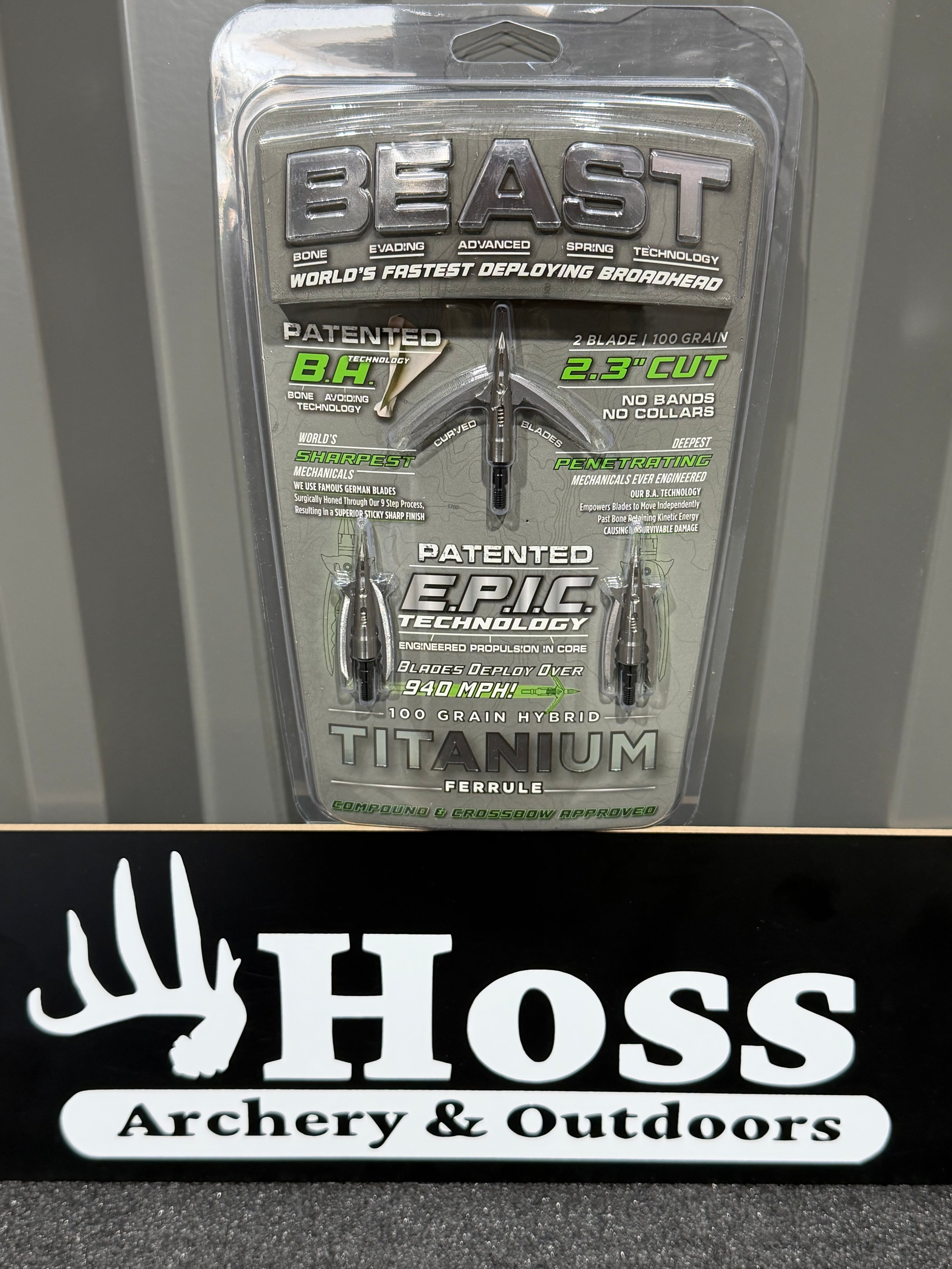 BEAST BROADHEADS 2.3 CUT
