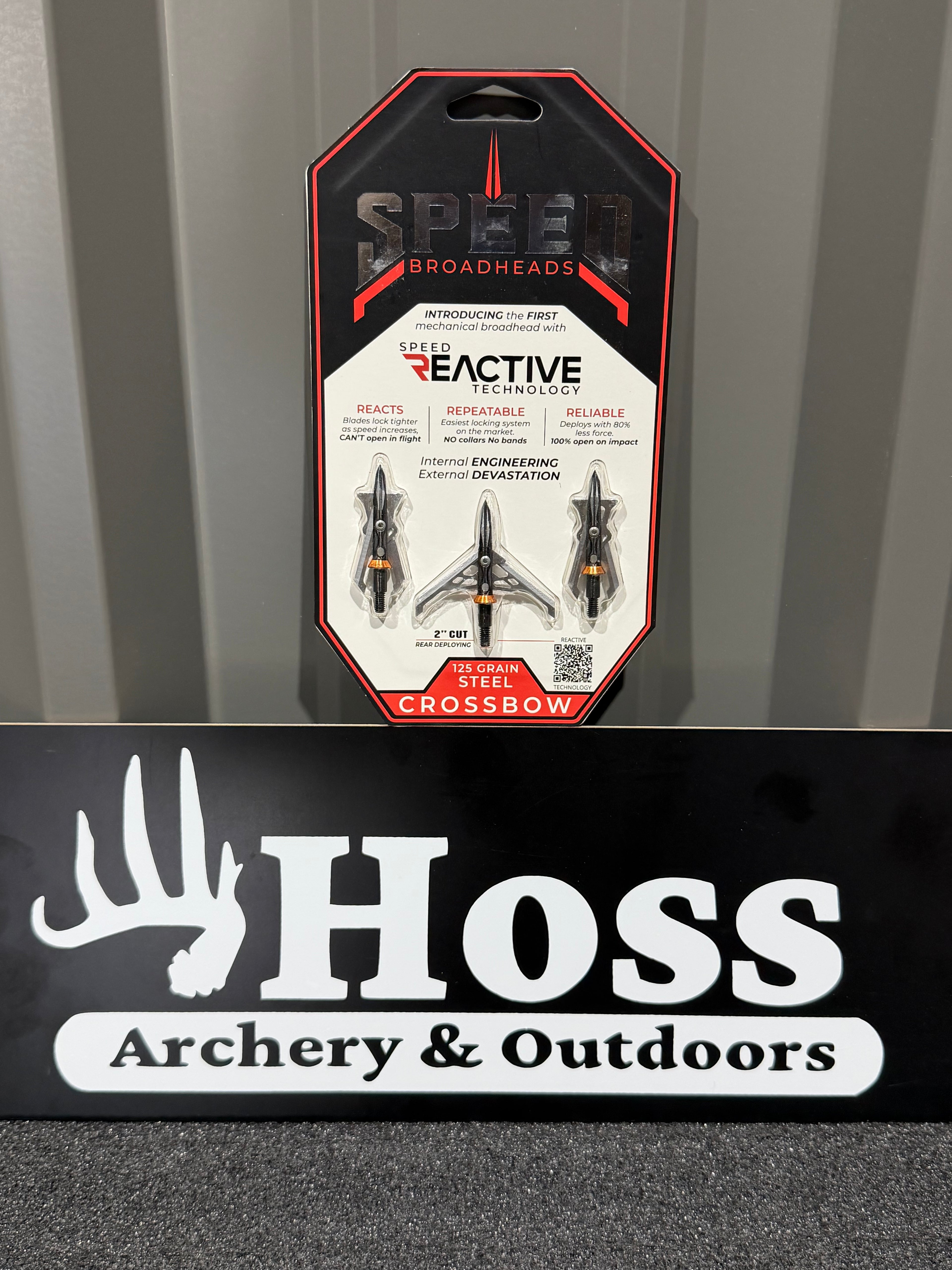 SPEED CROSSBOW STEEL BROADHEADS