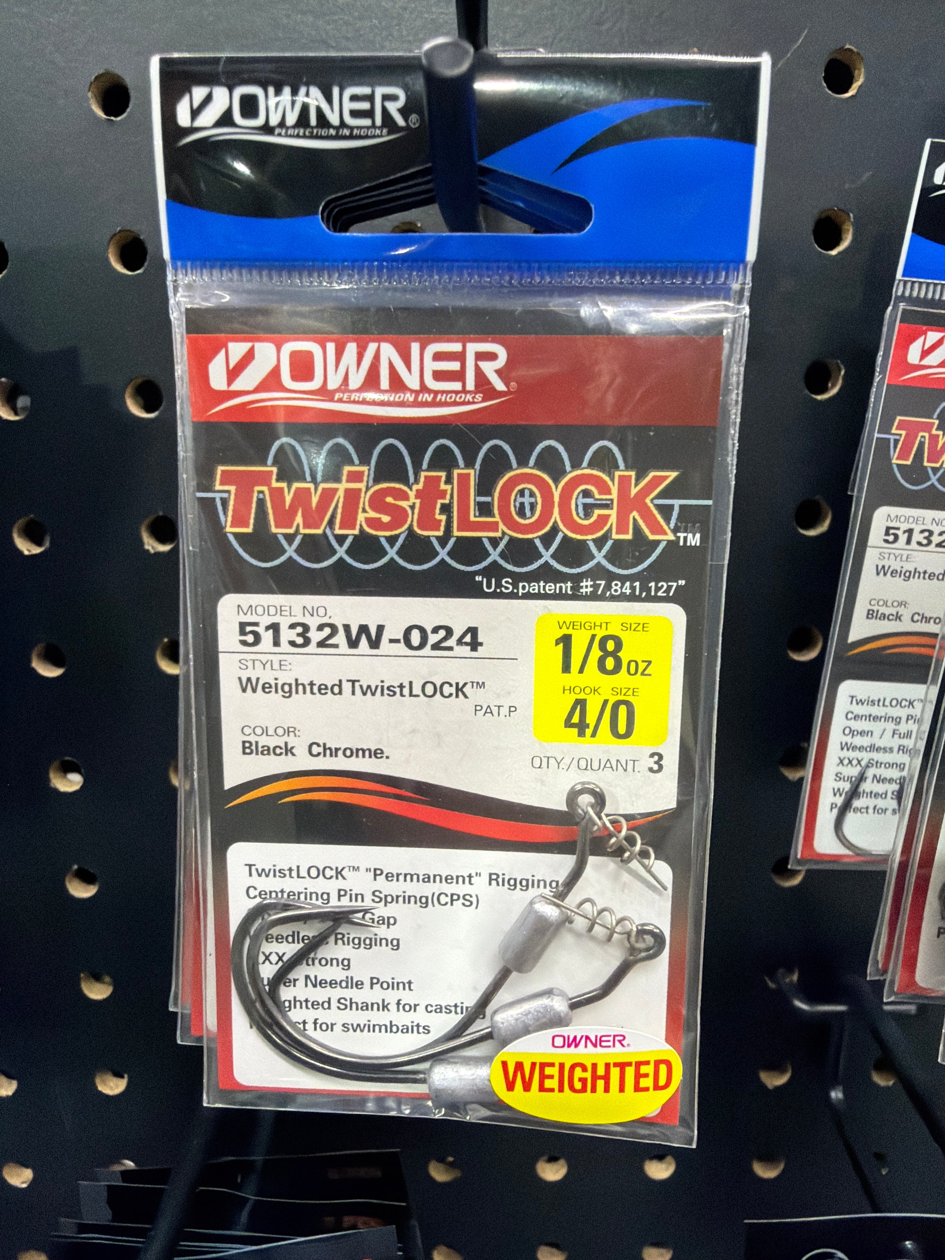TWISTLOCK WGTD WORM HOOK