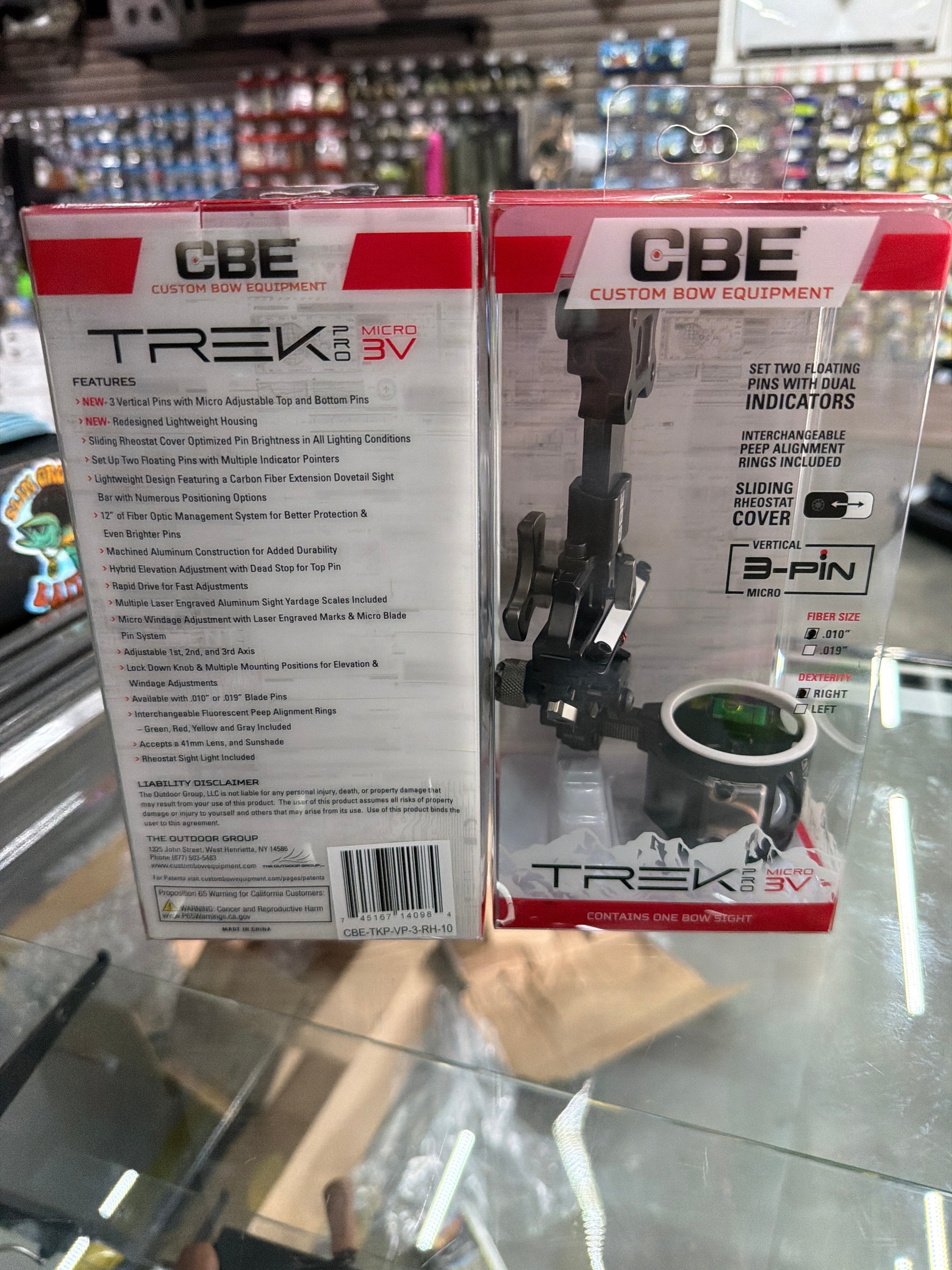 CBE Trek 3V .010 Pins