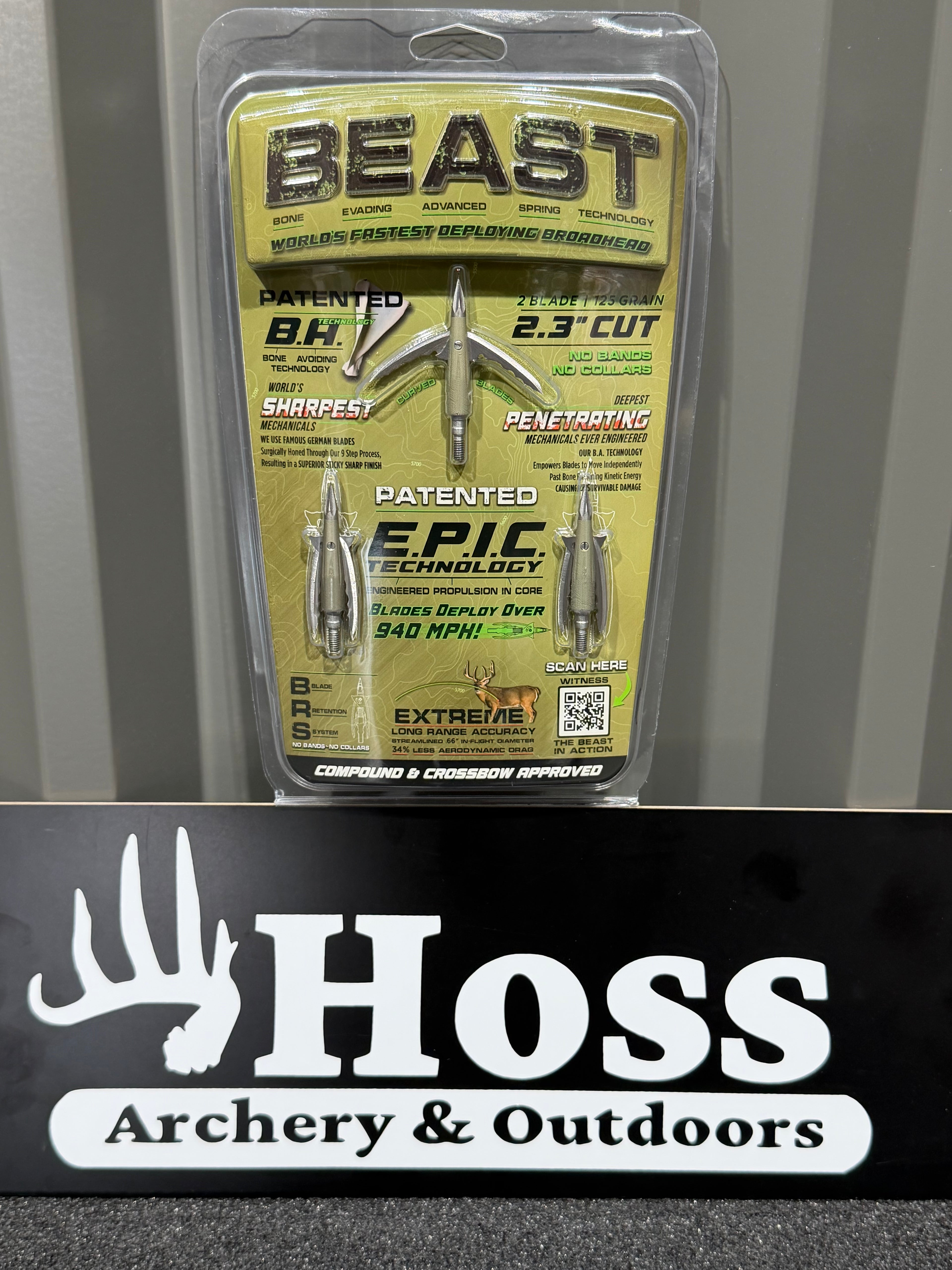 BEAST BROADHEADS 2.3 CUT