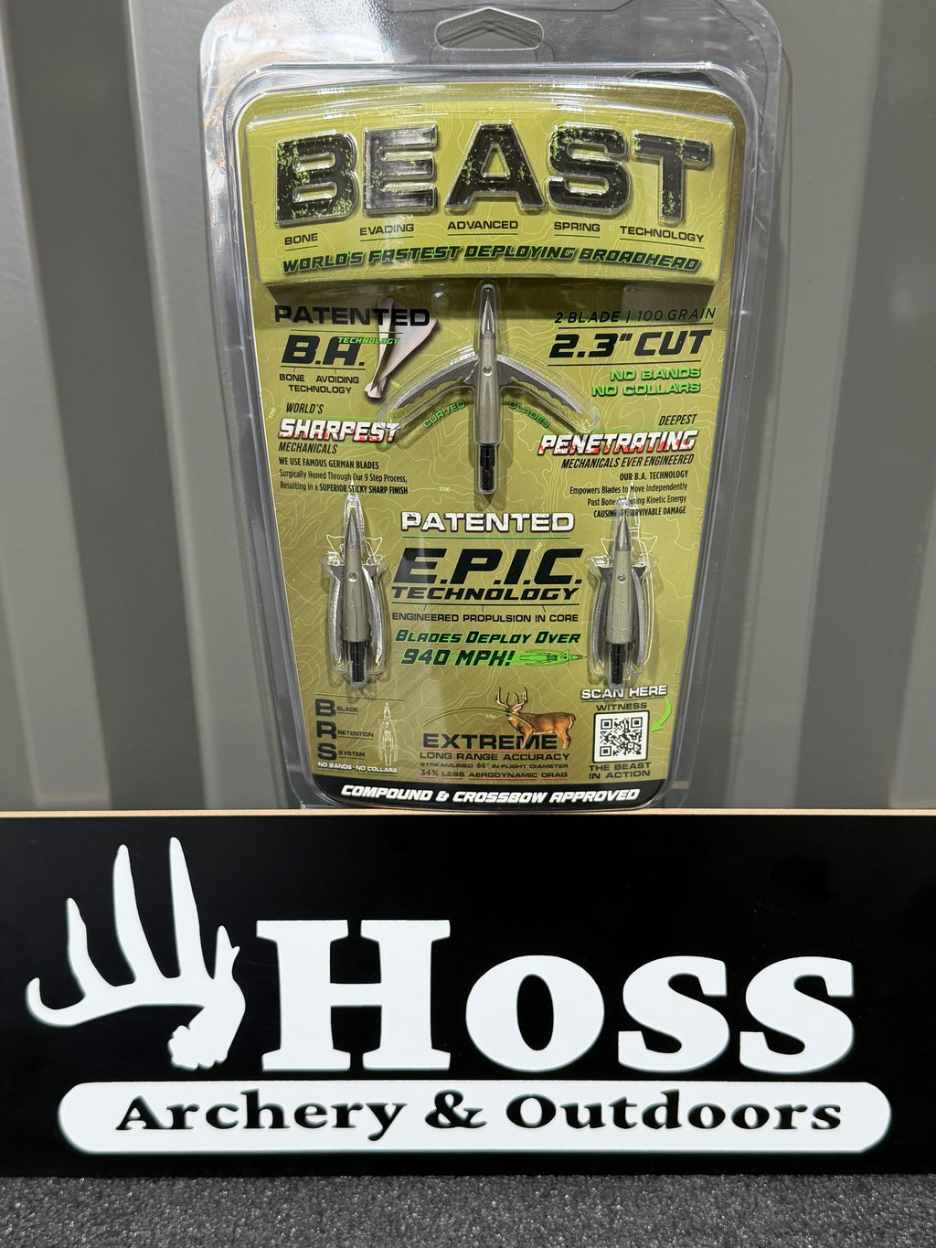 BEAST BROADHEADS 2.3 CUT