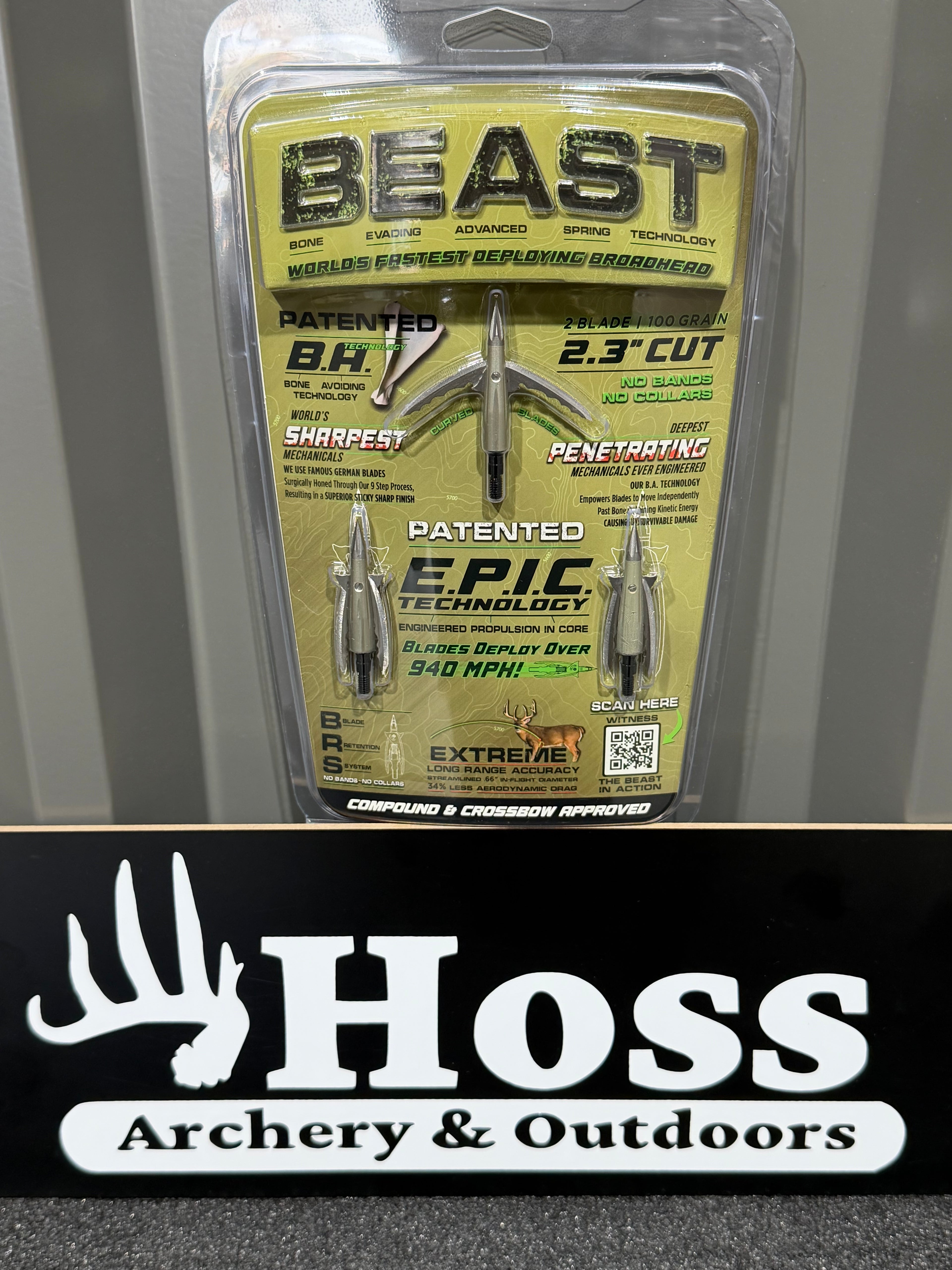 BEAST BROADHEADS 2.3 CUT