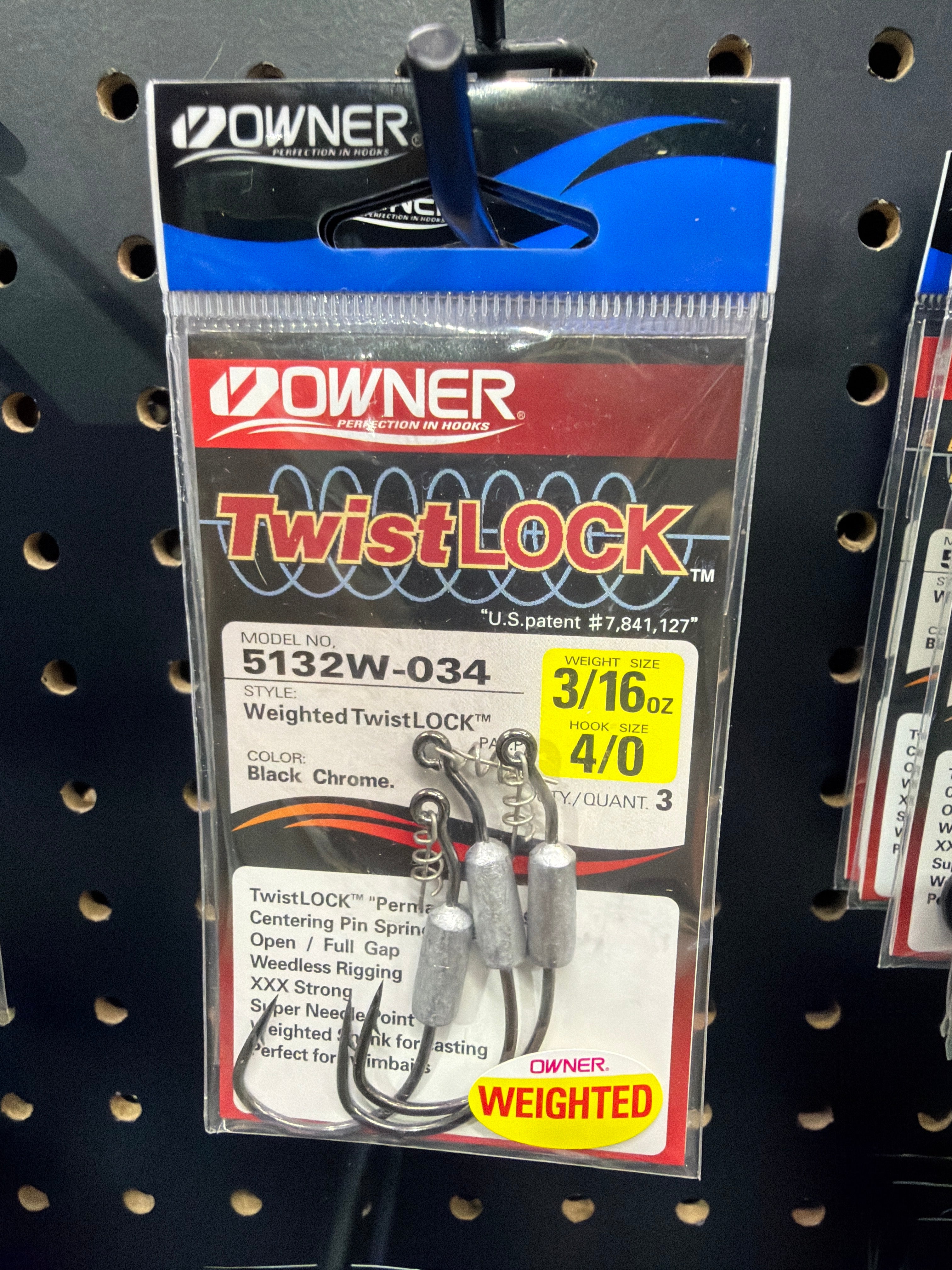 TWISTLOCK WGTD WORM HOOK