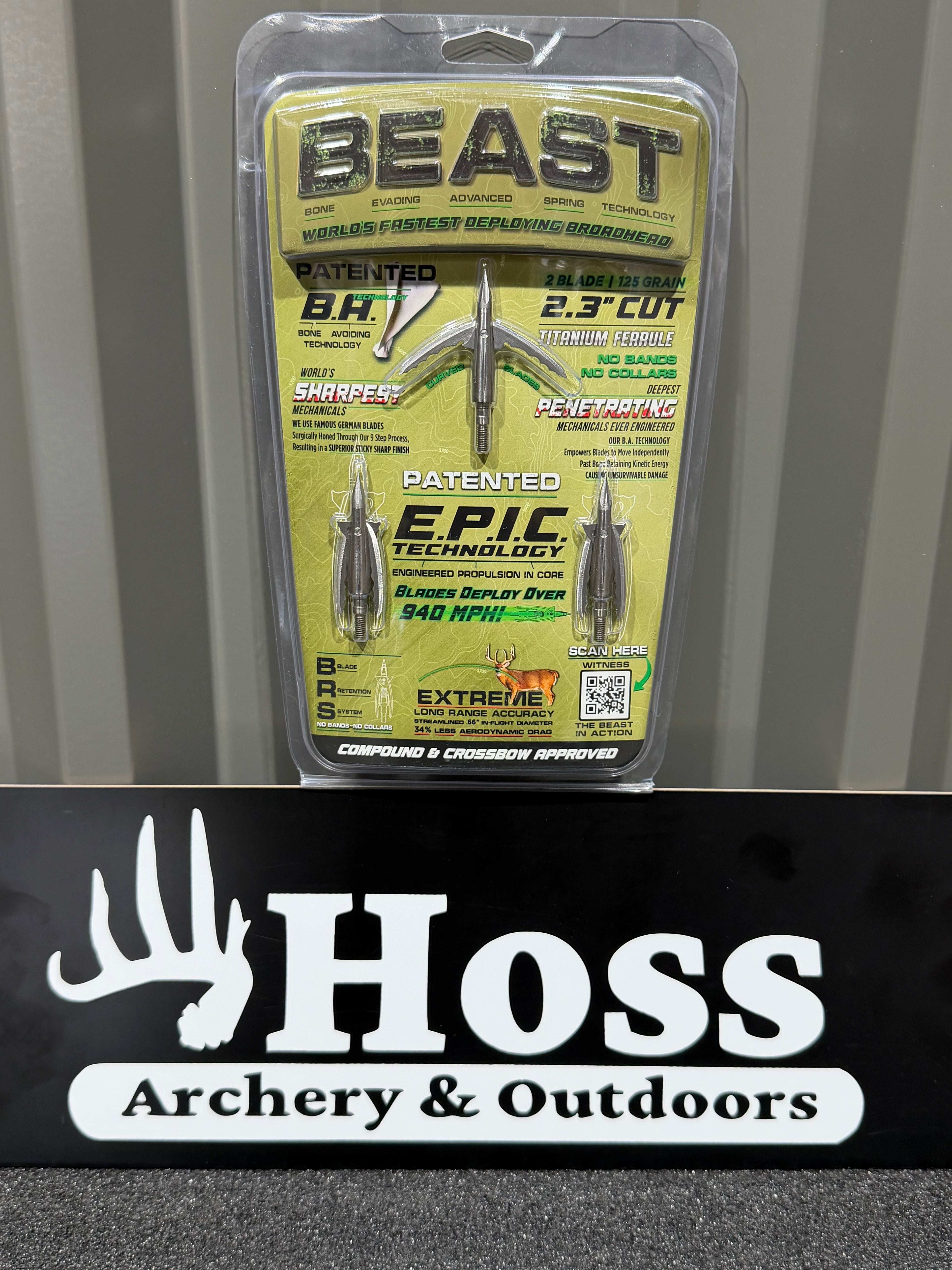 BEAST BROADHEADS 2.3 CUT