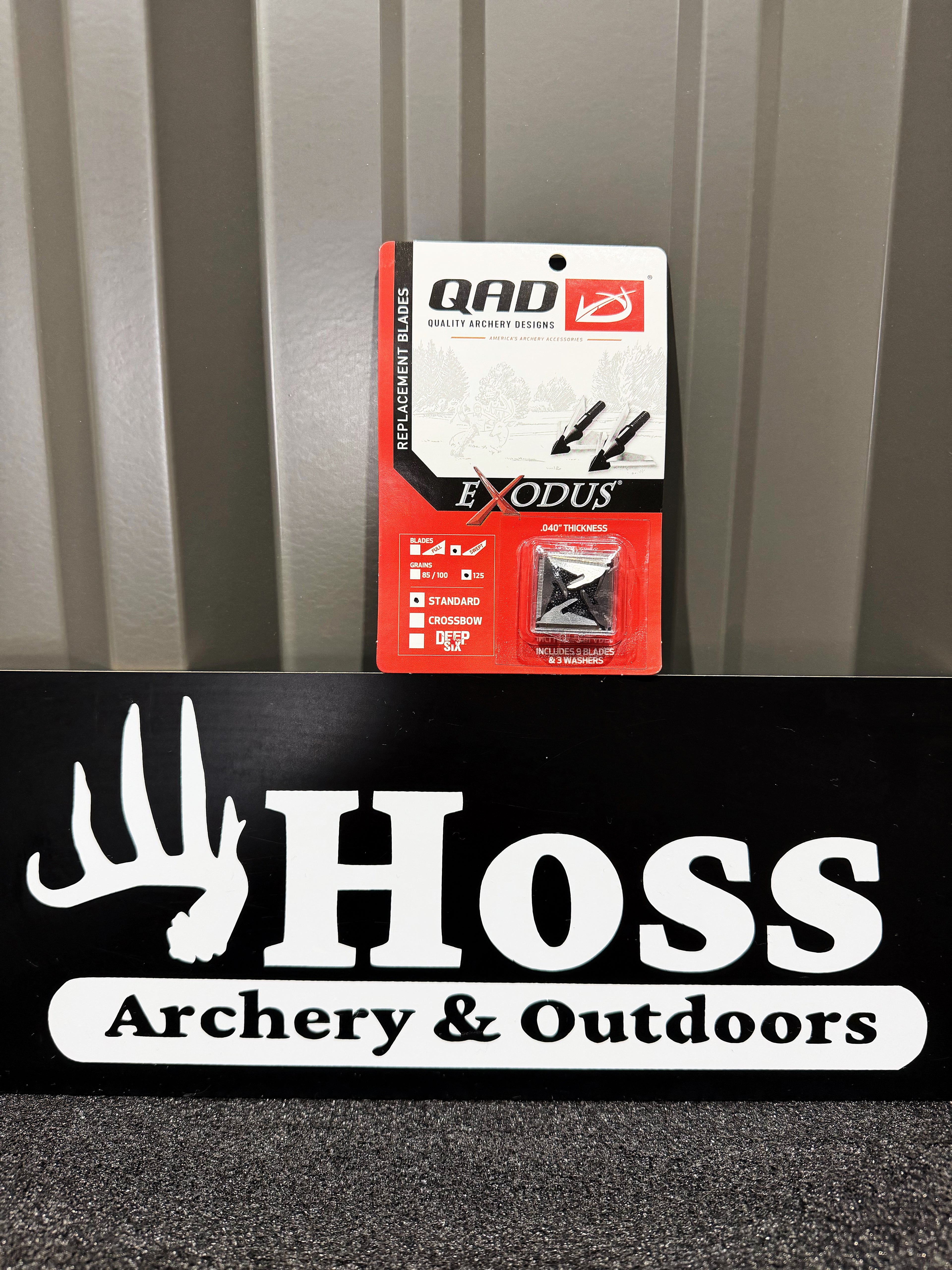 QAD EXODUS BROADHEAD REPLACEMENT BLADES SWEPT BLADE
