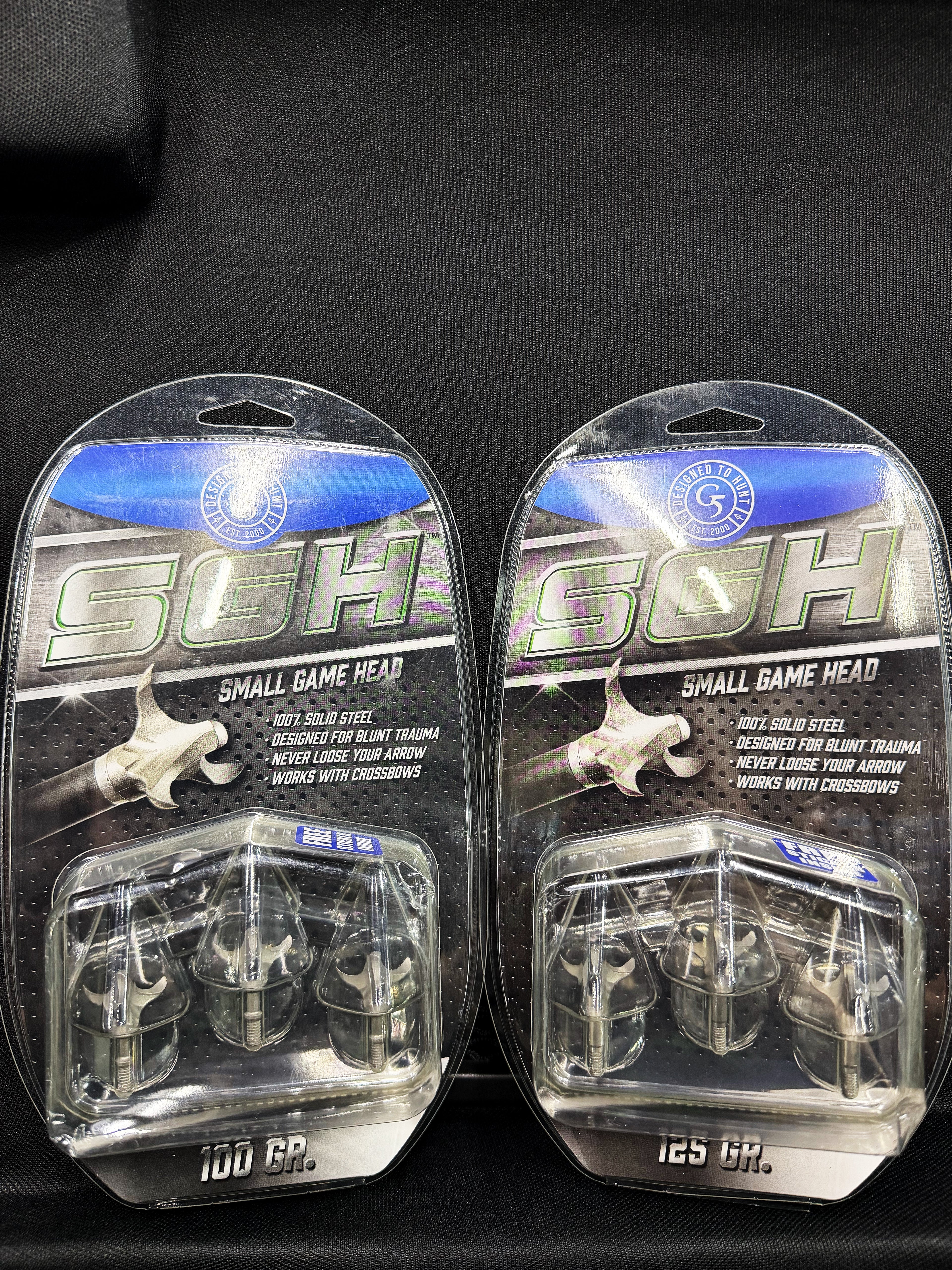 G5 OUTDOORS - STAINLESS STEEL SMALL GAME BROADHEADS