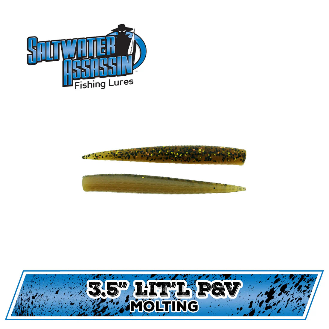 Bass Assassin Saltwater Lit'l P&V 3.5